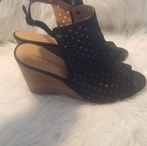 Lucky Brand Rigina Wedge Heel Sandals